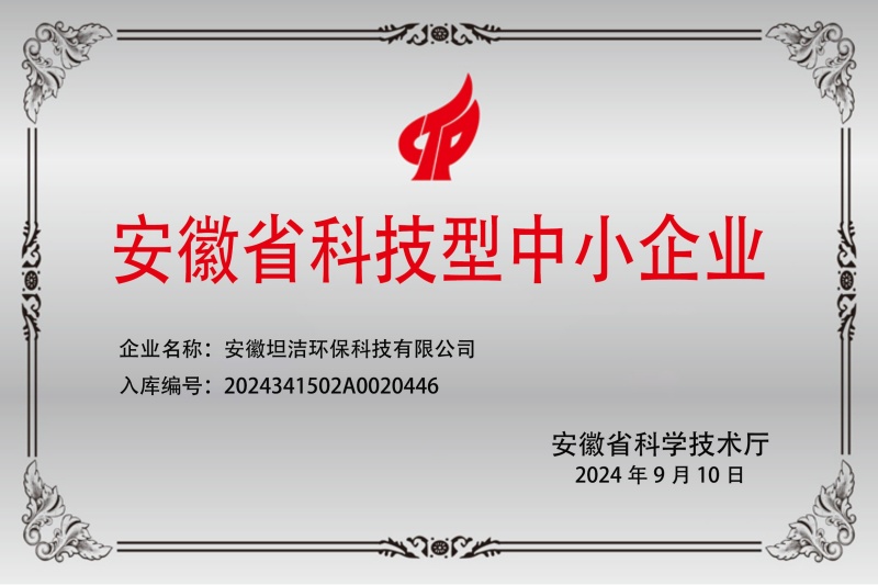 韶关安徽科技型中小企业证书